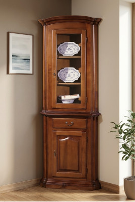 Vetrina credenza stile retrò armadio da salotto cassettiera armadi in massello vetrine