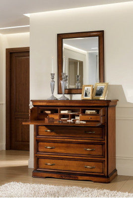 Comò credenza credenza credenze in legno massiccio mobiletto comò marrone