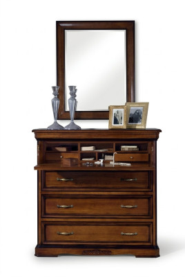 Comò credenza credenza credenze in legno massiccio mobiletto comò marrone