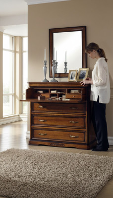 Mobiletto credenza credenza credenza credenze in legno massiccio mobiletto mobili comodini marrone