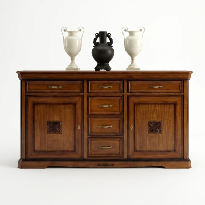 Comò cassetti in legno Comò soggiorno Credenza armadio Armadi massicci Nuovo