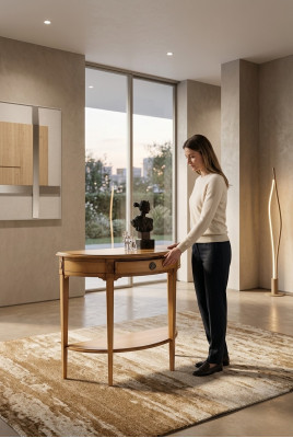 Console da tavolo Consolle Tavoli di console Mobili Console di legno Telefono ausiliario Italiano