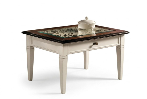 Tavolo da caffè Tavolo Lusso Legno Tavoli Console Design Mobili Italiani Vaccari