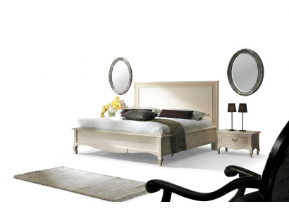 Camera da letto Letto Comodino Letto matrimoniale Polster Letto Set Gruppo Confezione 3 pezzi.