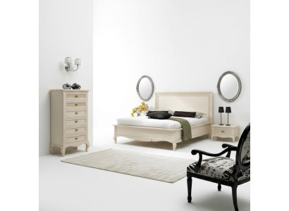 Camera da letto italiana Mobili Letto Comodino Letti in Legno Massiccio Set 4 pezzi.