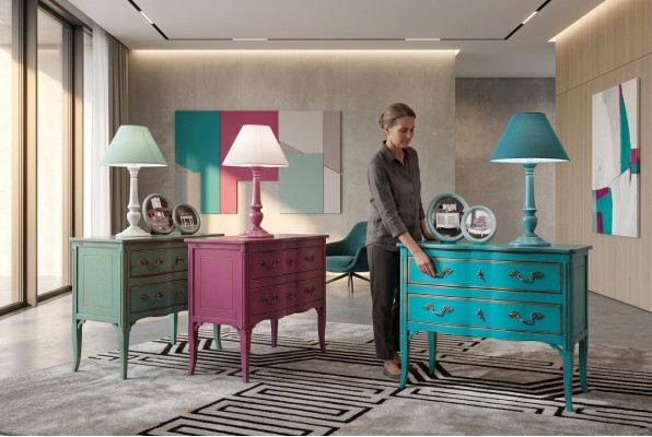 Mobiletto armadio credenza Mobili italiani in vero legno Comò credenze Nuovo