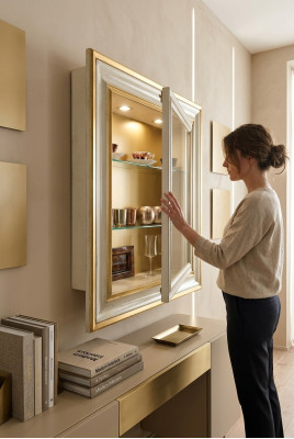 Vetrina a muro armadio vetrine classiche soggiorno armadi soggiorno credenza.