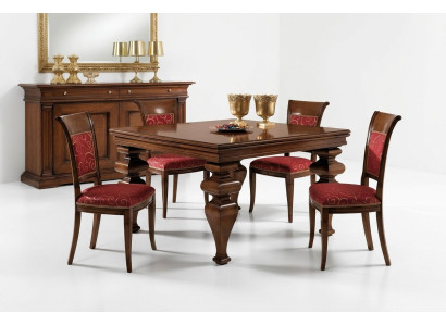 Tavolo da pranzo Design Mobili Arredamento Tavoli Legno massiccio Tavolo Nuovo Lusso Italiano