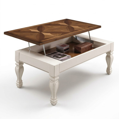 Soggiorno di lusso Tavolino in legno Tavolo da salotto Tavoli di design Mobili italiani nuovi