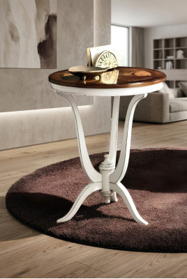 Tavolini da caffè rotondi di lusso in design moderno per il salotto.