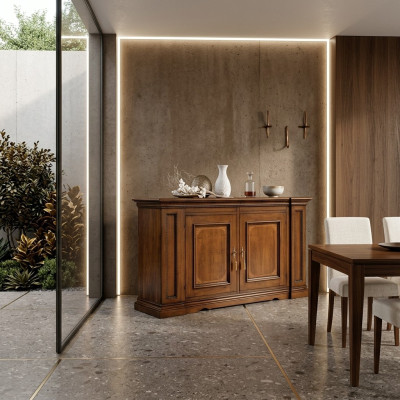Comò credenza credenza marrone credenze in legno massiccio mobile comò.
