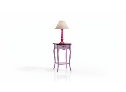 Classica consolle per comodino notturno da camera in legno nuovo