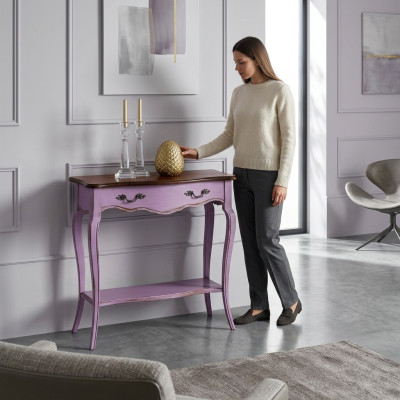 Tavolino per console Mobili Tavolino in legno Vetrina Tavolino da parete in legno Nuovo