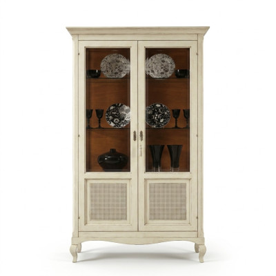 Vetrina legno lusso armadi classici credenza design mobili italiani marrone