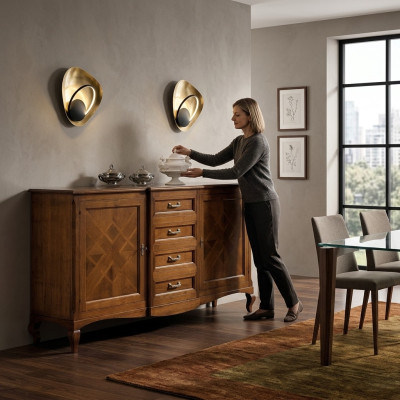 Buffet Comò Credenza Tavolo d'appoggio Cassetto Vetrina Soggiorno Legno Comò Nuovi