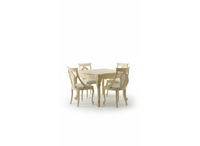 Sedie da sala da pranzo in legno, sedia di lusso beige con schienale, mobili per il soggiorno beige nuovi