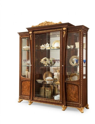Vetrine Legno Vetro Armadio Legno Massello Credenza Vetrina Mobili Soggiorno Italia