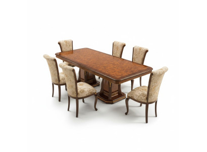 Tavolo da pranzo Design Arredamento Tavoli in legno massello Nuovo Lusso Italiano