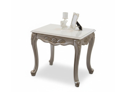 Tavolino laterale mobile Tavolo di lusso in legno Stile Art Déco Tavolino da salotto Salotto