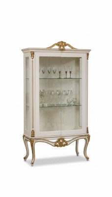 Vetrina vetro armadio scaffale legno vetrina design Art Déco soggiorno nuovo