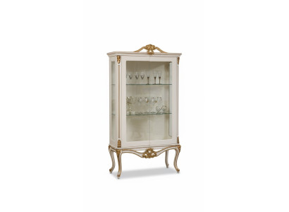 Vetrina vetro armadio scaffale legno vetrina design Art Déco soggiorno nuovo