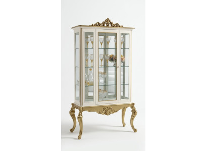 Vetrina Regale di lusso in legno credenza armadi soggiorno vetrina nuova