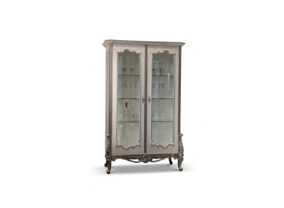 Vetrina in vetro Armadio Vetrina Soggiorno Legno Credenza Mobili di lusso Nuovi