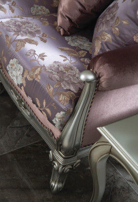 Divano a 3 posti viola per soggiorno, mobili di design classico, divani di lusso nuovi.