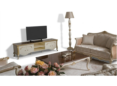 Set di lusso Tavolino da salotto Mobile TV Divano Divano Set di poltrone 3 pezzi Nuovo