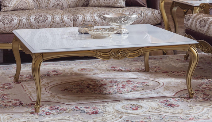 Set di divani di lusso Tavolino da salotto Divani Poltrone Tessuto Set di divani in velluto 4 pezzi.