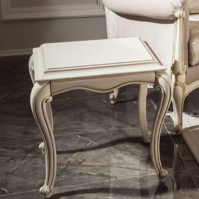 Tavolini classici in legno da giornale Tavolino da salotto Tavolo Barocco