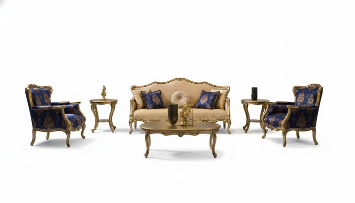 Divano a tre posti Sedute Divani Posto Tessuto Design Divano Arredamento Stile Tessile