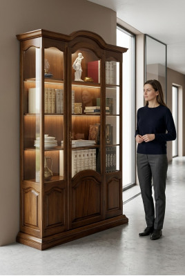 Libreria Armadio Scaffale Mobili in legno massello Vetrina Mobili per ufficio Arredamento per ufficio