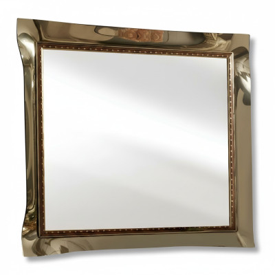 Specchio classico da parete con cornice in legno vero di lusso, nuovo stile barocco arredoclassic.