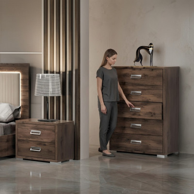 Comò design in legno per camera da letto moderno