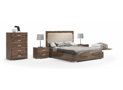 Letto Hotel Letti Letto imbottito Letto matrimoniale Struttura in legno 180x200 Camera da letto