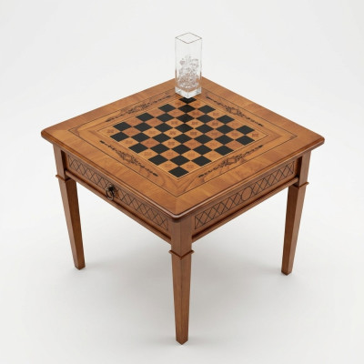 Tavolo da gioco da tavolo con scacchi da tavolo con scacchiera in miniatura mobili da studio tavoli da gioco da tavolo