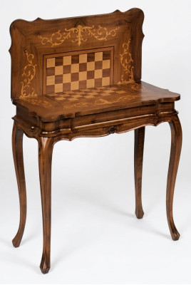 Tavolo da gioco scacchi Scaggita Tavolo Legno Tavoli Il gioco Mobili Stile antico Nuovo