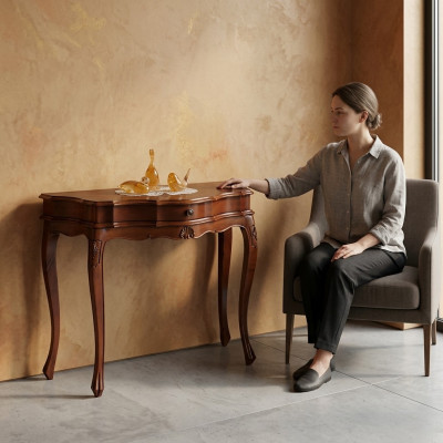 Tavolino da console in legno designer tavolo console consolle trucco consolle mobili