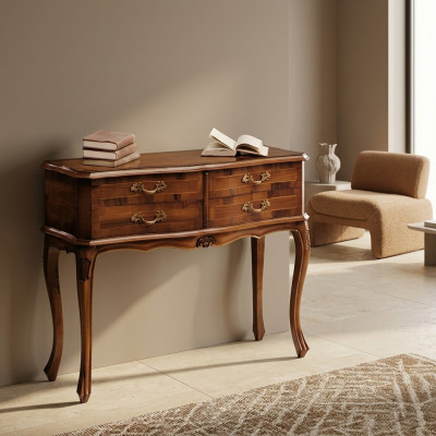 Consolle per trucco da tavolo in legno da designer.