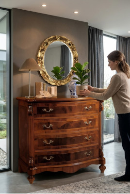 Comò A buffet Armadio Guardaroba Madia Mobili Stile antico Legno Lusso Nuovo