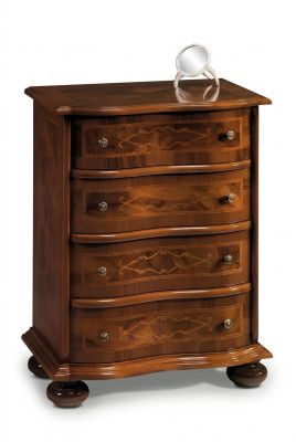 Comò italiano in legno stile mobili di lusso, stile comò barocco antico nuovo.