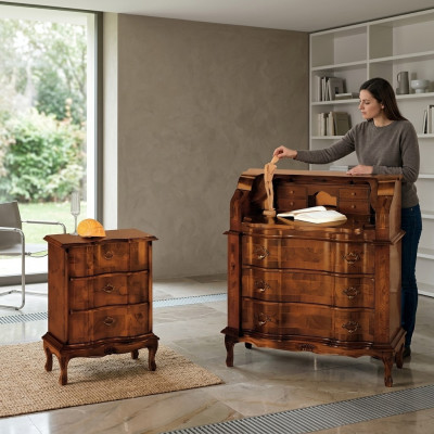 Comodino Di Lusso In Legno Comodini Tavolo Consolle Notte Stile Moderno Console Nuovo