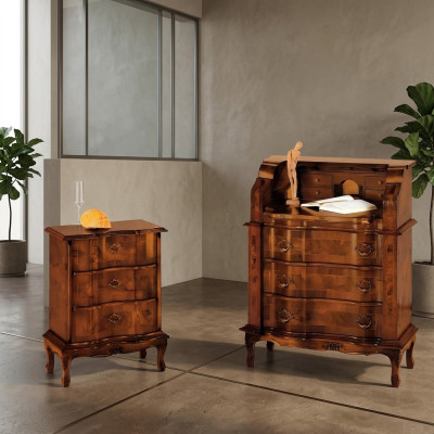 Comodino Di Lusso In Legno Comodini Tavolo Consolle Notte Stile Moderno Console Nuovo