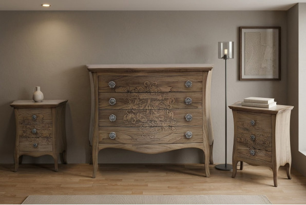 Comodini Armadi in legno Credenza Mobili di lusso Comò Madia Armadio Italia
