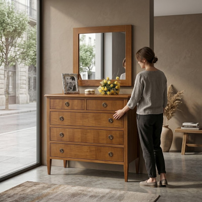 Comodini in legno Armadi Credenza Mobili Comò Credenza Armadio Classico nuovo