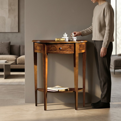 Tavolo console design mobili stile barocco legno italiano tavoli tavolino