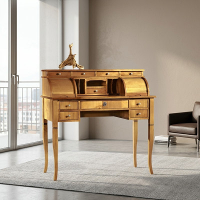 Scrivania Ufficio Tavolo in legno pregiato Tavoli stile Barocco e Rococò Mobili Antichi Letti