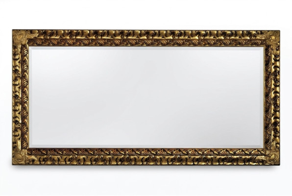 Specchio italiano classico design di mobili designer specchio da parete in legno oro nuovo xxl.