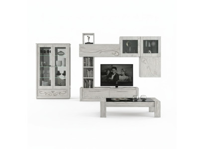 Design armadio a muro Scaffale Soggiorno Legno Armadi Vetrina Mensole Parete Italy Nuovo